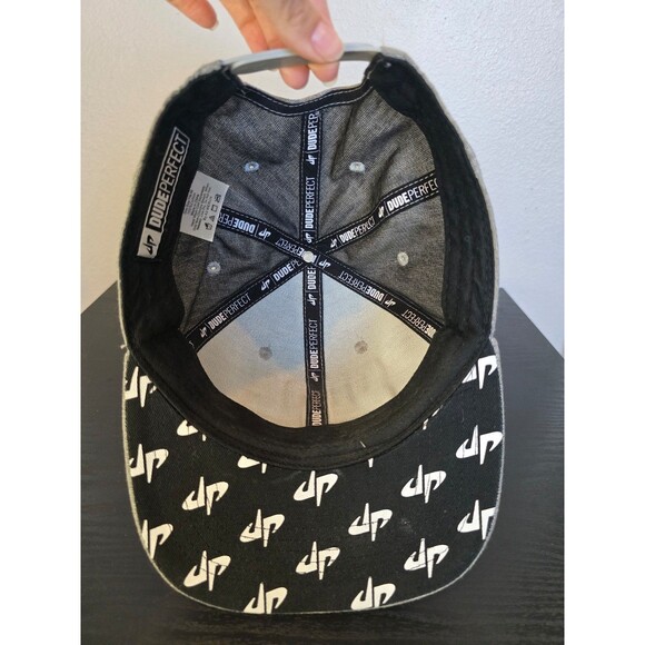 Dude Perfect 3D Logo Baseball hat in Gray - Picture 4 of 7